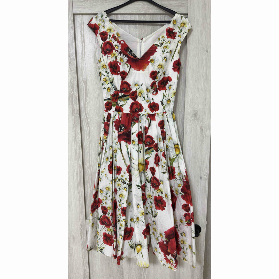 DOLCE&GABBANA - Dolce & Gabbana フラワープリント ノースリーブ