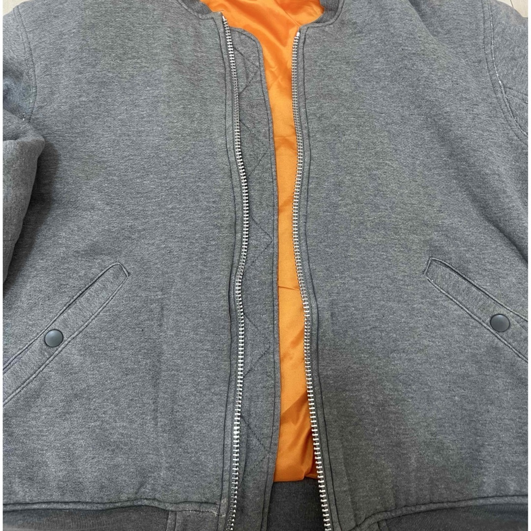 90s MONTAGE グレー MA-1 スウェット生地 フライトジャケット montage