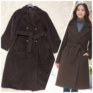 Max Mara（ロングコート ・ ブルー・ネイビー/青色系）のフリマ