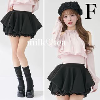 Darich - ダーリッチ ボリュームバルーンミニスカート BLK FLサイズの