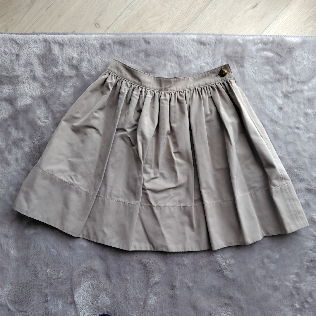 美品】バーバリーブルーレーベル ラップスカート フレア プリーツ
