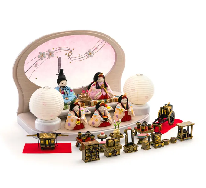 雛人形「雛道具 フルセット・古代唐草（WEB限定）」｜雛人形の通販