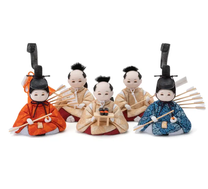 雛人形「まいまい 随身・仕丁 七宝」｜雛人形の通販 ふらここ
