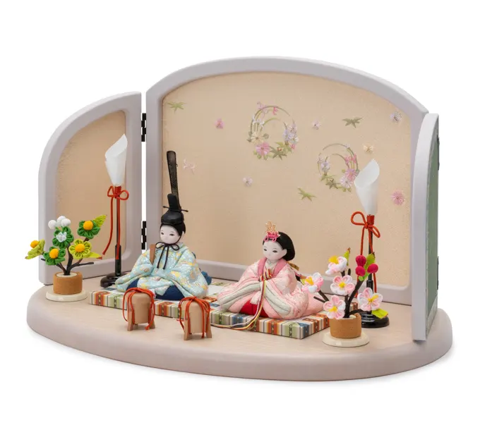 雛人形「れいれい 八重桜（ナチュラル）」｜雛人形の通販 ふらここ