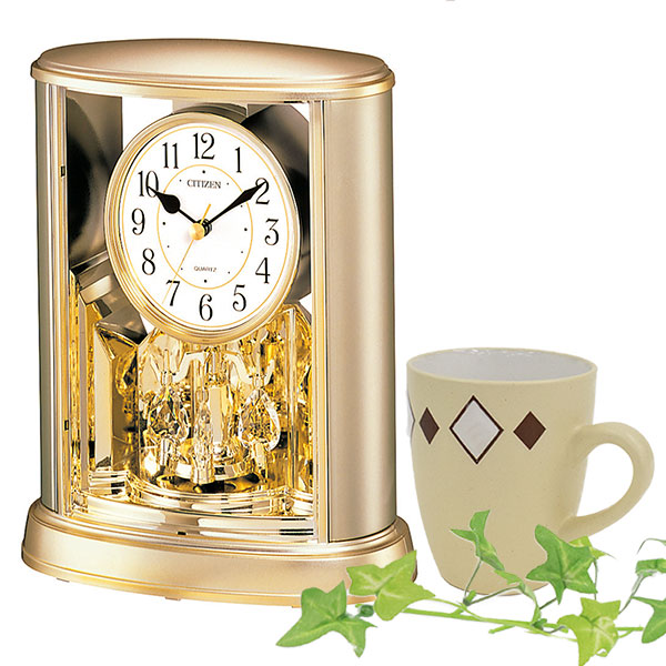 CITIZEN（シチズン）回転飾り付置時計 サルーン 4SG724 – 記念品工房