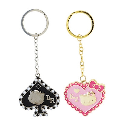 ハローキティ&ディアダニエル ペアキーホルダー : サンリオ