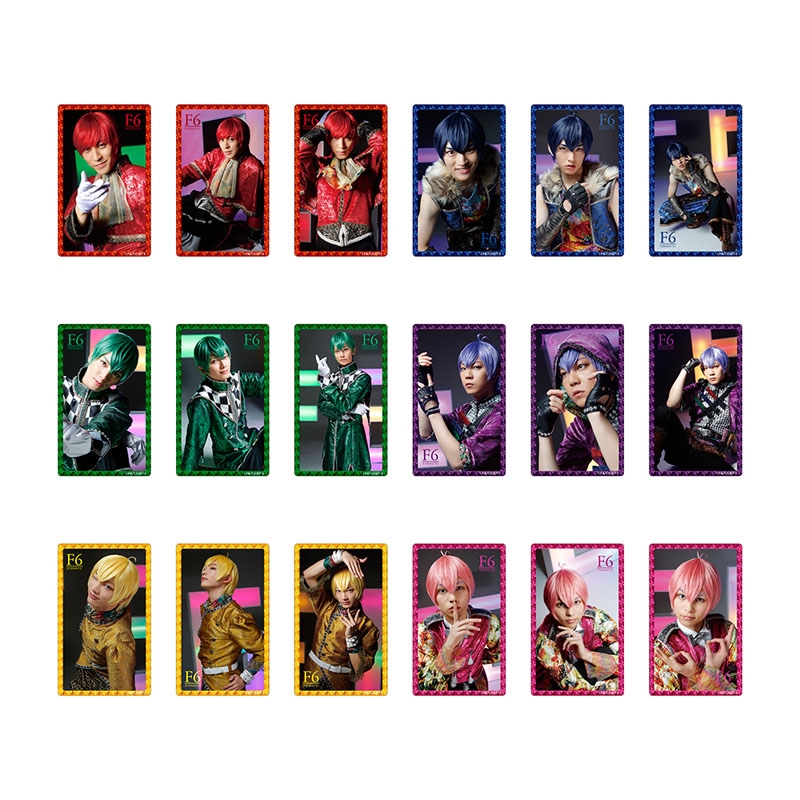 F6トレーディングクリアカード（全18種のうちランダム2枚入り