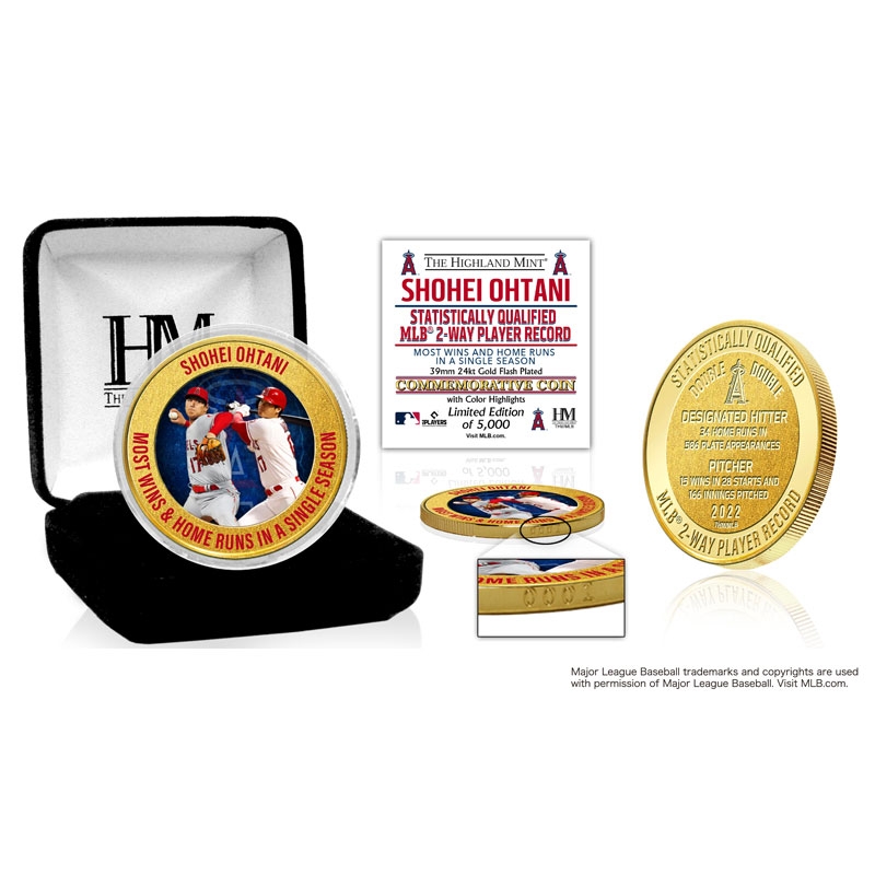 大谷翔平 2022年投打ダブル規定到達記念 ダブル 限定3000個 大谷翔平