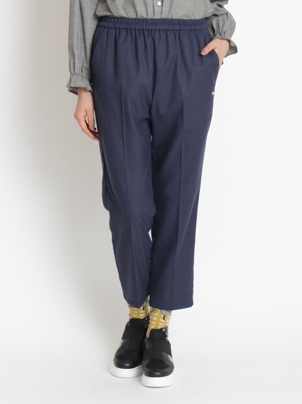 ポリエステルレーヨンストレッチツイルスラックスパンツ（ストレート