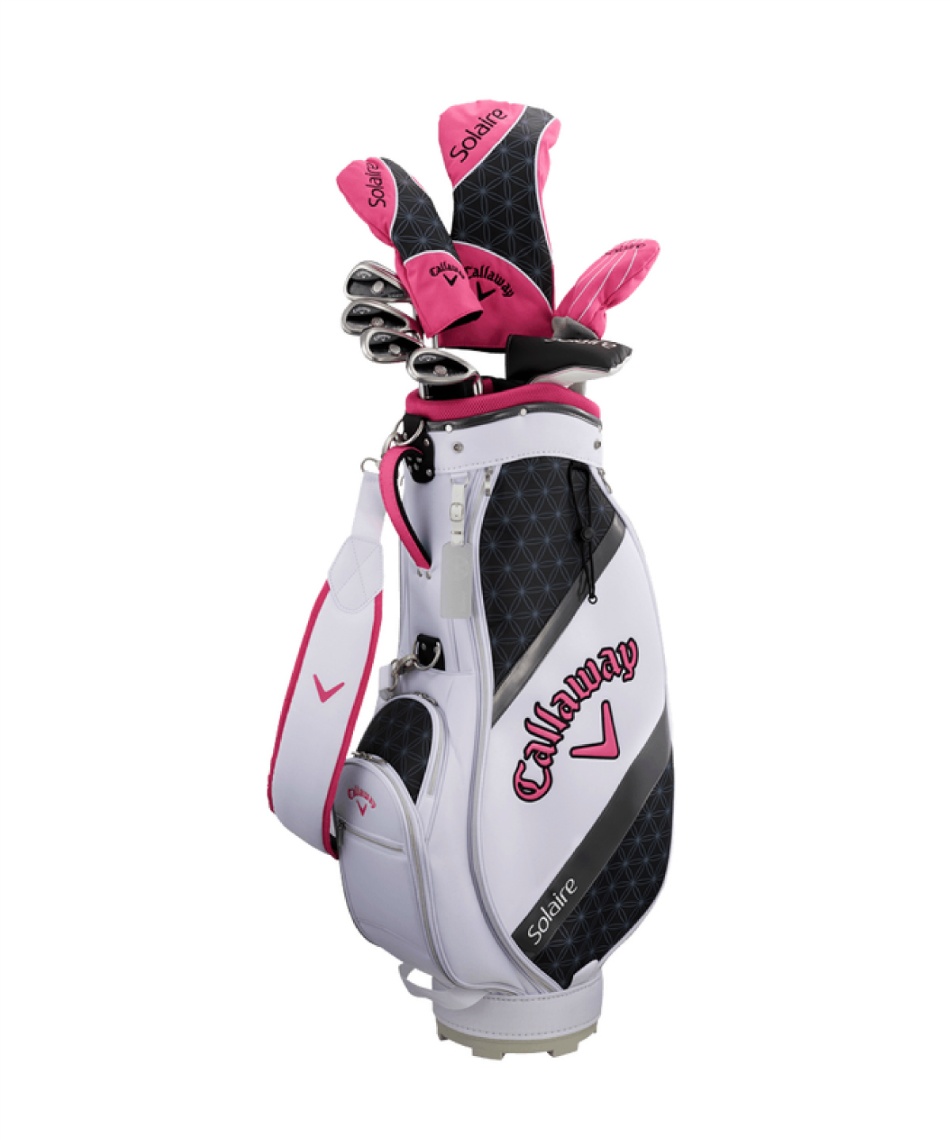 クラブセット 8本組 キャディーバッグ付き Solaire ソレイル
