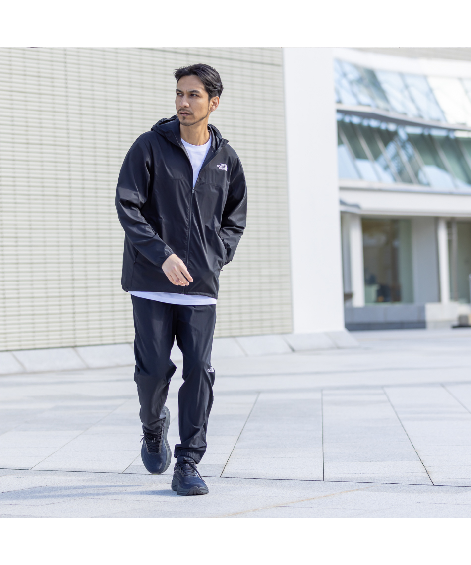 アウトドアジャケット イーエスエニータイムウィンドフーディ NP72385