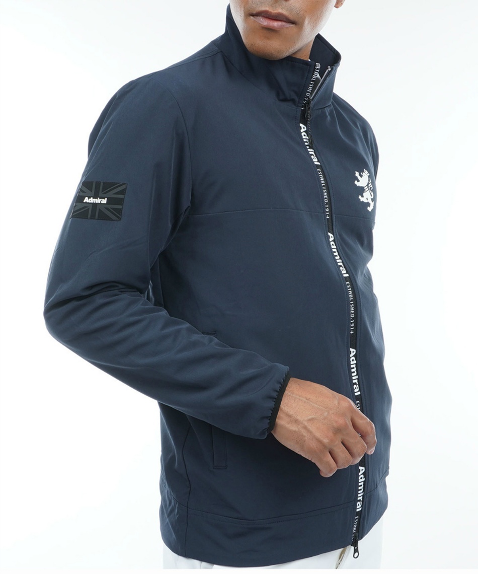 アドミラル(Admiral) ゴルフウェア ブルゾン プリントファスナー