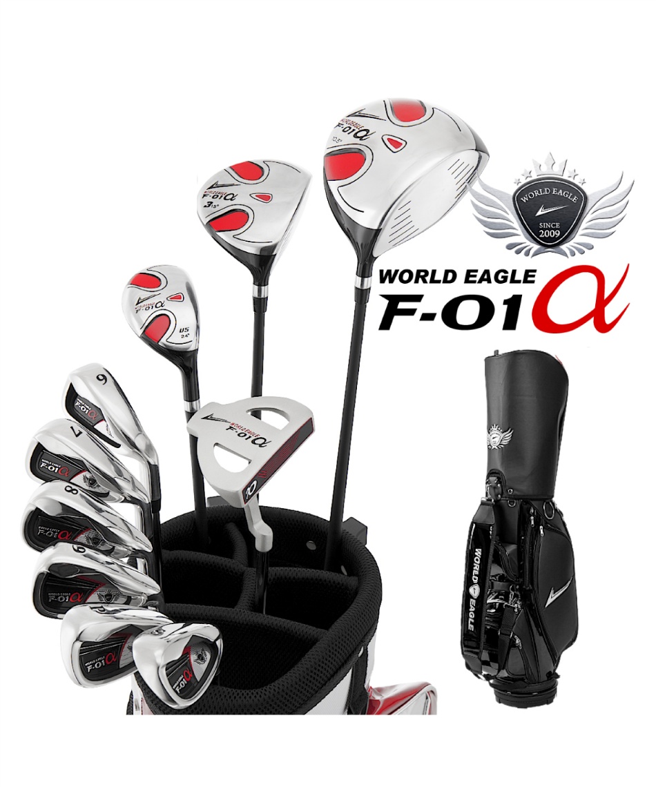 ゴルフ セットクラブ F-01α メンズ13点フルセット 高級志向キャディ
