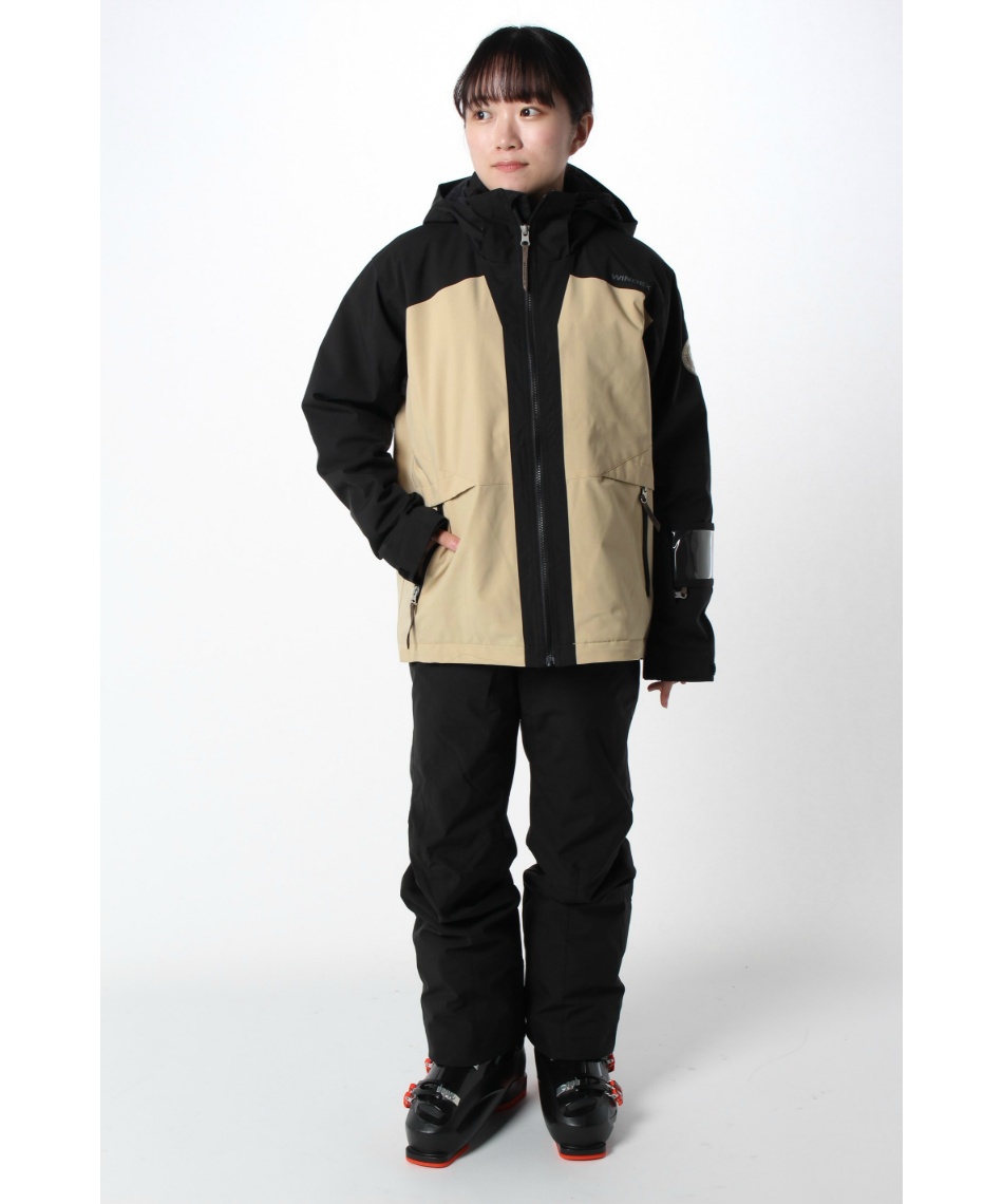 WINDEX スキーウェアセット 青黄カモフラ L WINDEX スキーウェアセット