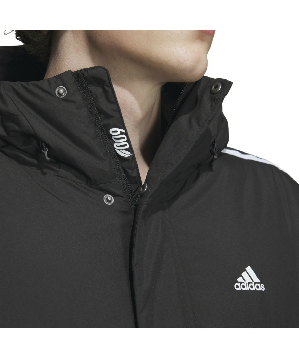 アディダス(adidas) ロングコート スリーストライプス ロングダウン