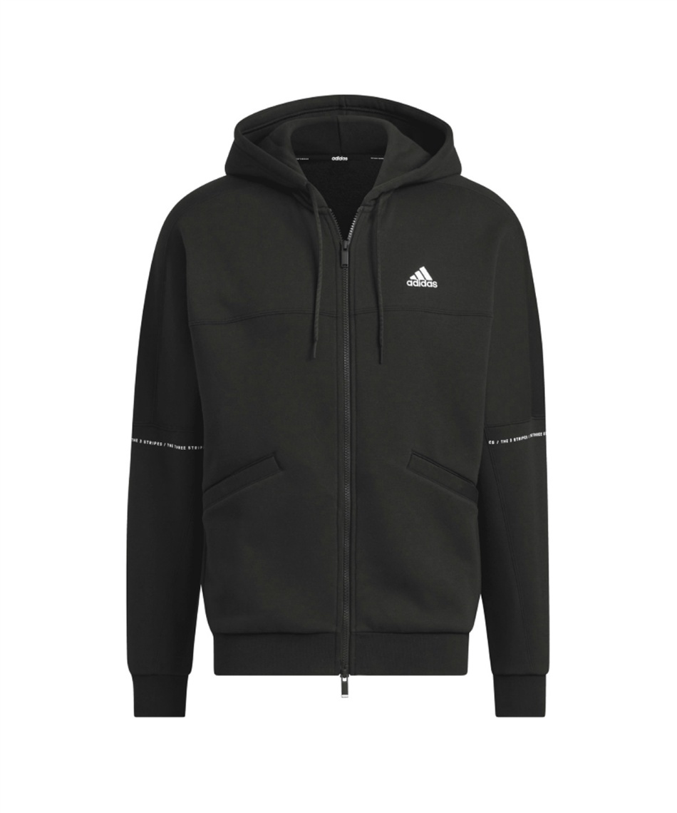 ELSALUTE フード付きパーカー 黒 ELSALUTE フード付きパーカー 黒