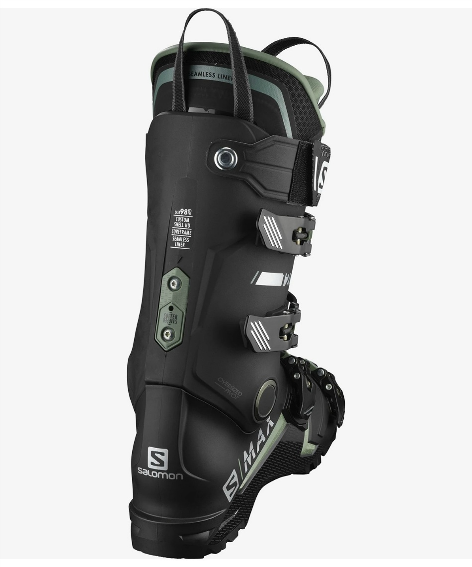 サロモン(salomon) スキーブーツ S/MAX 120 BK/O.GREEN/SILVER 【国内