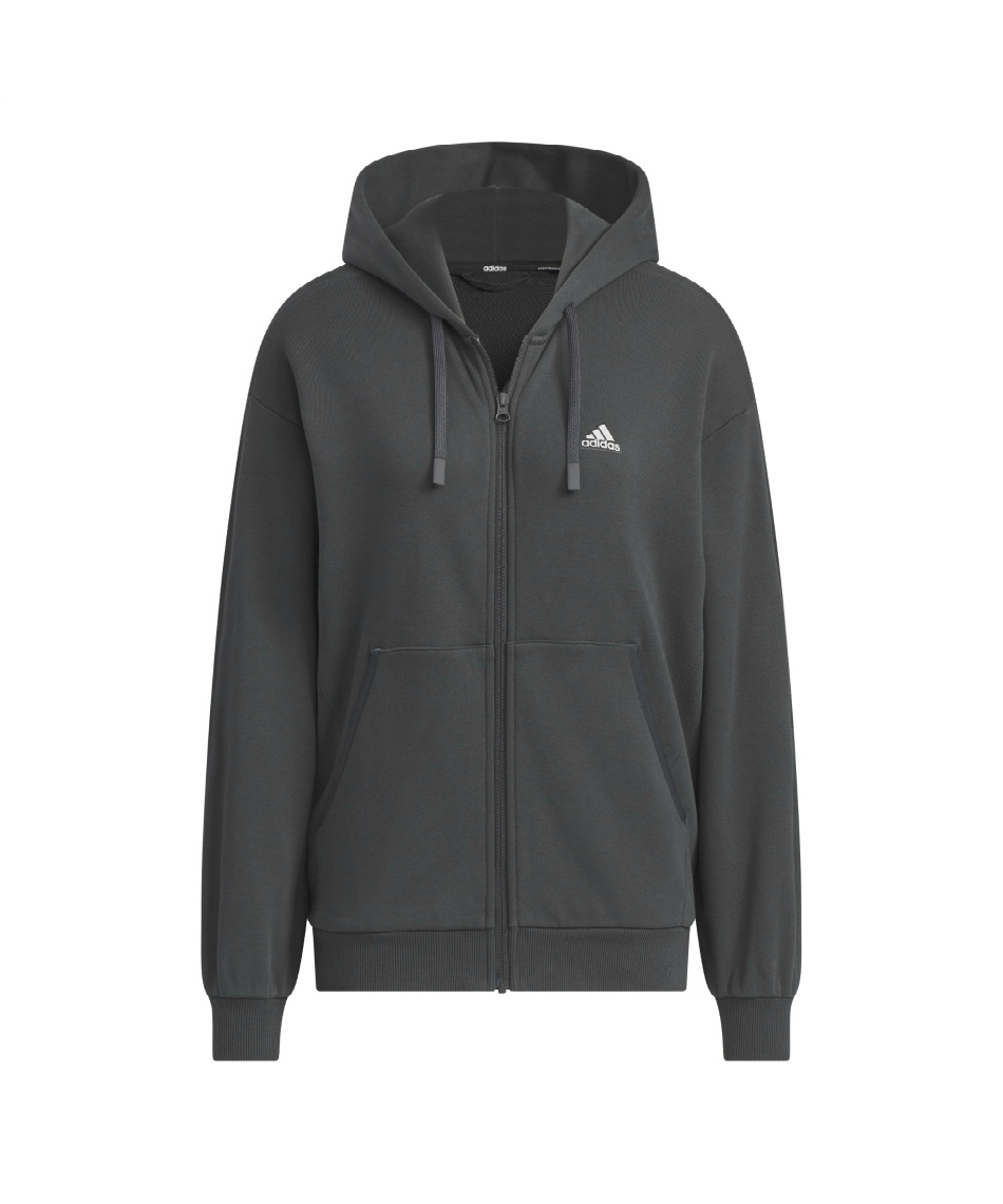 スウェットパーカー WORDING LOOSE FIT FRENCHTERRY FULL ZIP HOODIE