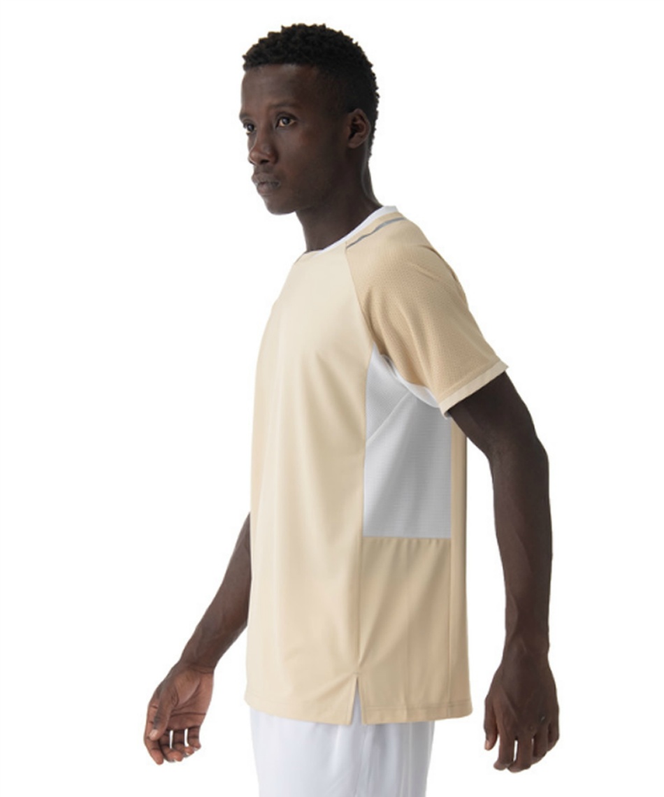 YONEX ゲームシャツ アイスベージュ L Amazon.co.jp: [ヨネックス