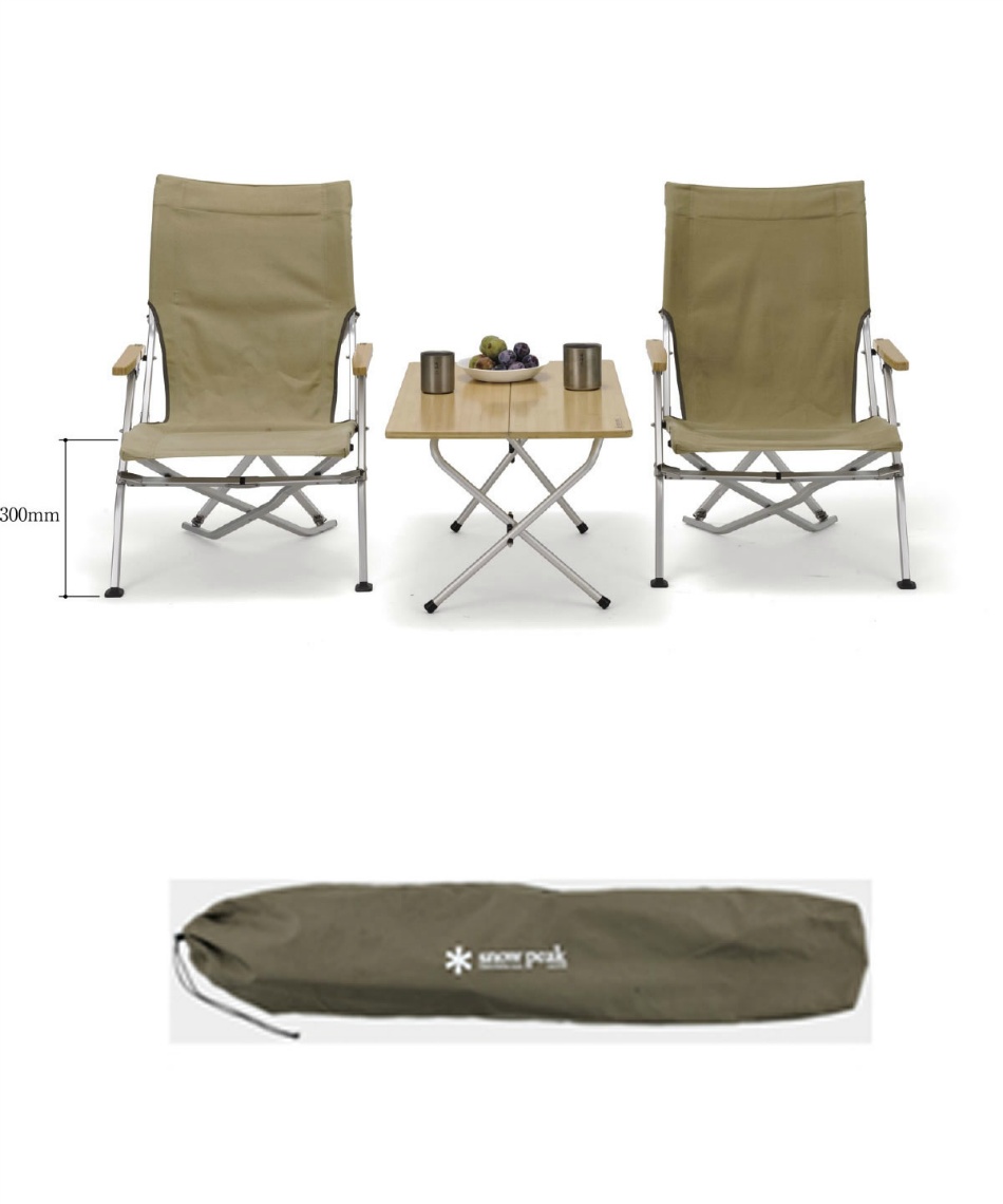 スノーピーク (snow peak) アウトドアチェア ローチェア30カーキ LV