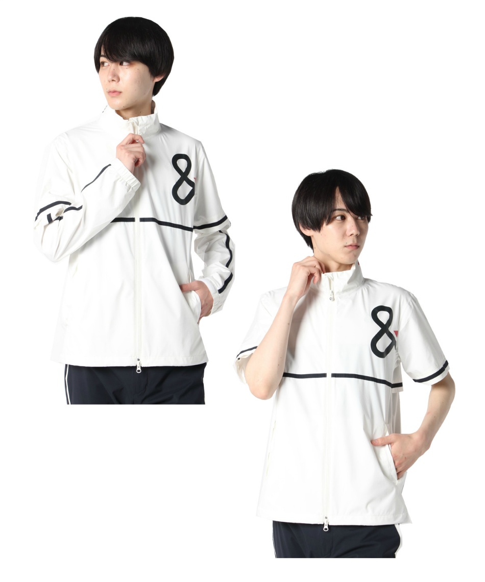アンパスィ(and per se) ゴルフ レインウェア ライトレインブルゾン