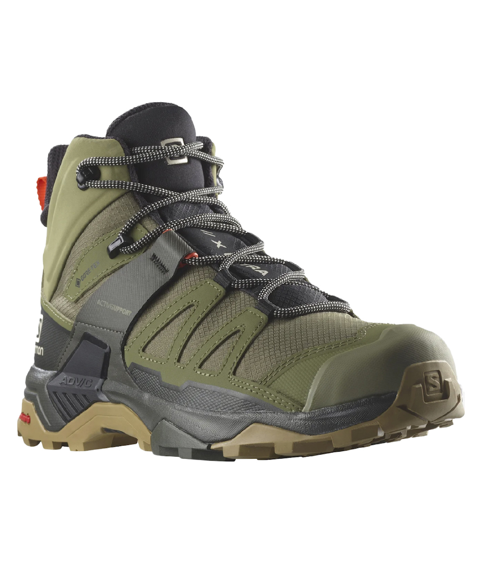 サロモン(salomon) トレッキングシューズ ゴアテックス ミッドカット X