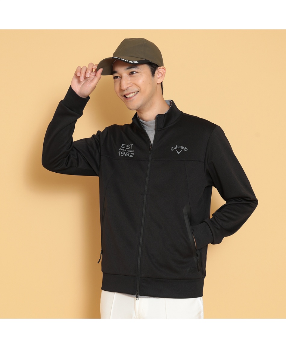 ゴルフウェア ブルゾン ダンボールフルジップスウェット C24217100