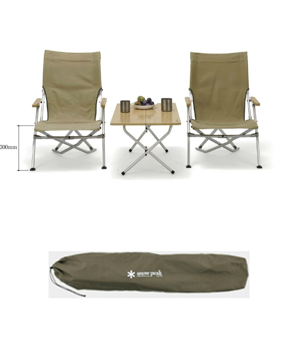 ② スノーピーク peak ローチェア30 カーキ LV-091KH snow peak