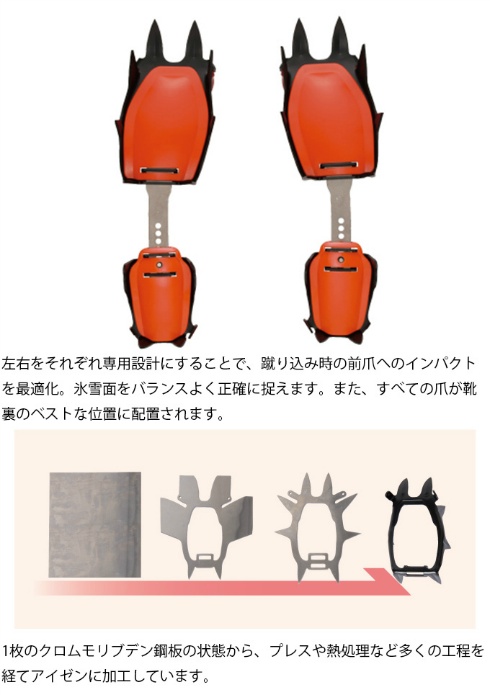 トレッキング LXT-10アイゼン 1141147 | スポーツ用品ならヒマラヤ