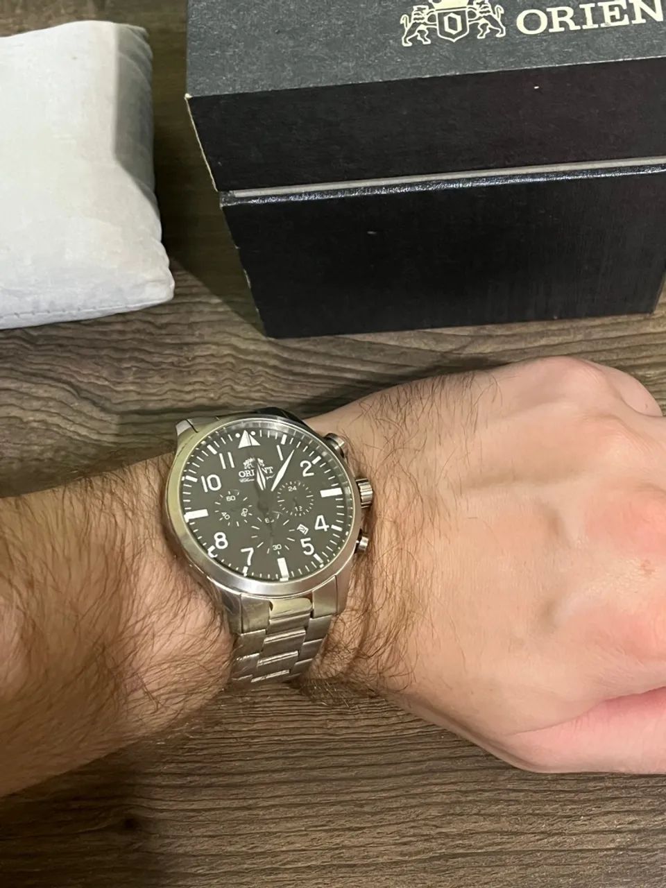 Relógio Masculino Orient Cronógrafo - Acessórios - Vera Cruz