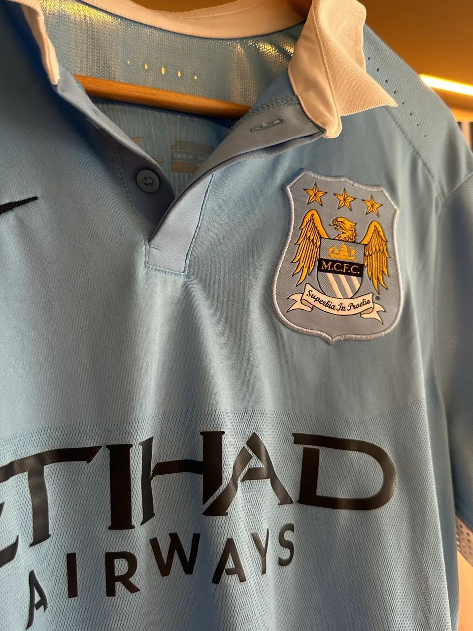 Camisa Manchester City 2015/16 Nike Jogador - Roupas Esportivas