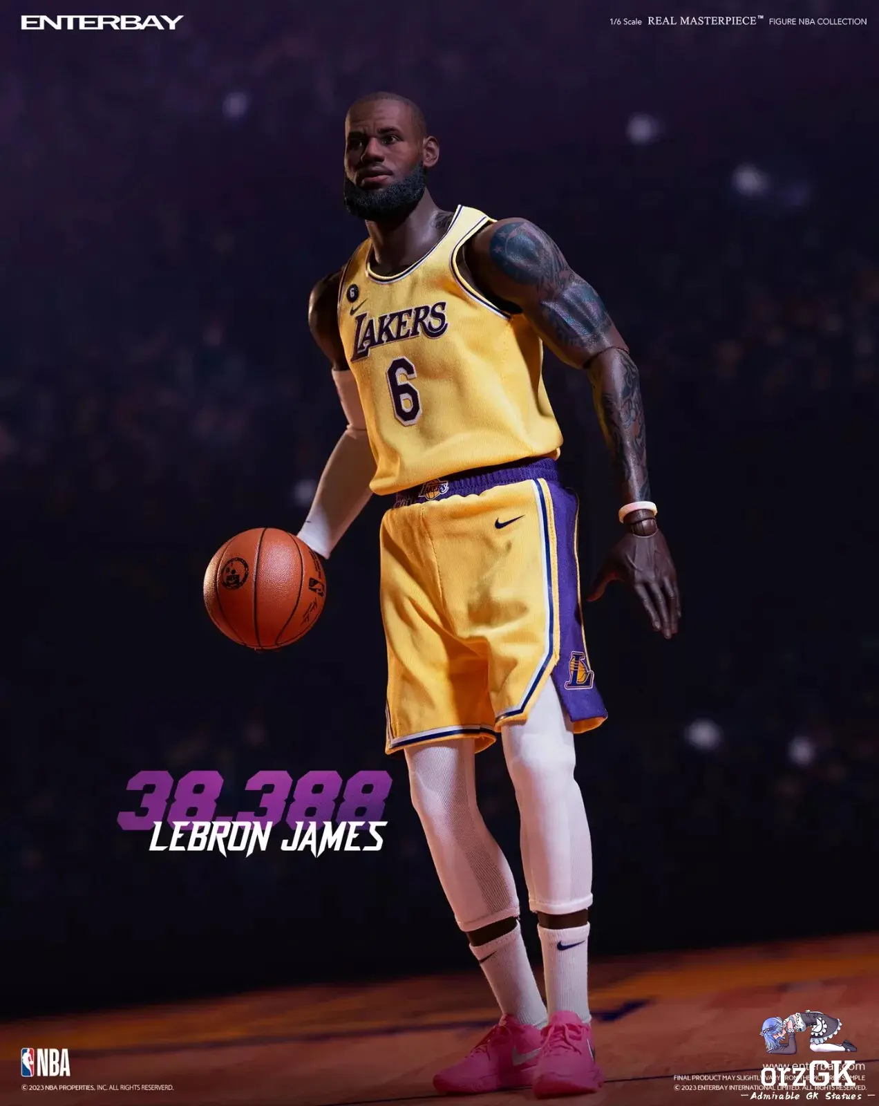 Enterbay - NBA LeBron James All-Times Scoring Leader 1/6 Scale
