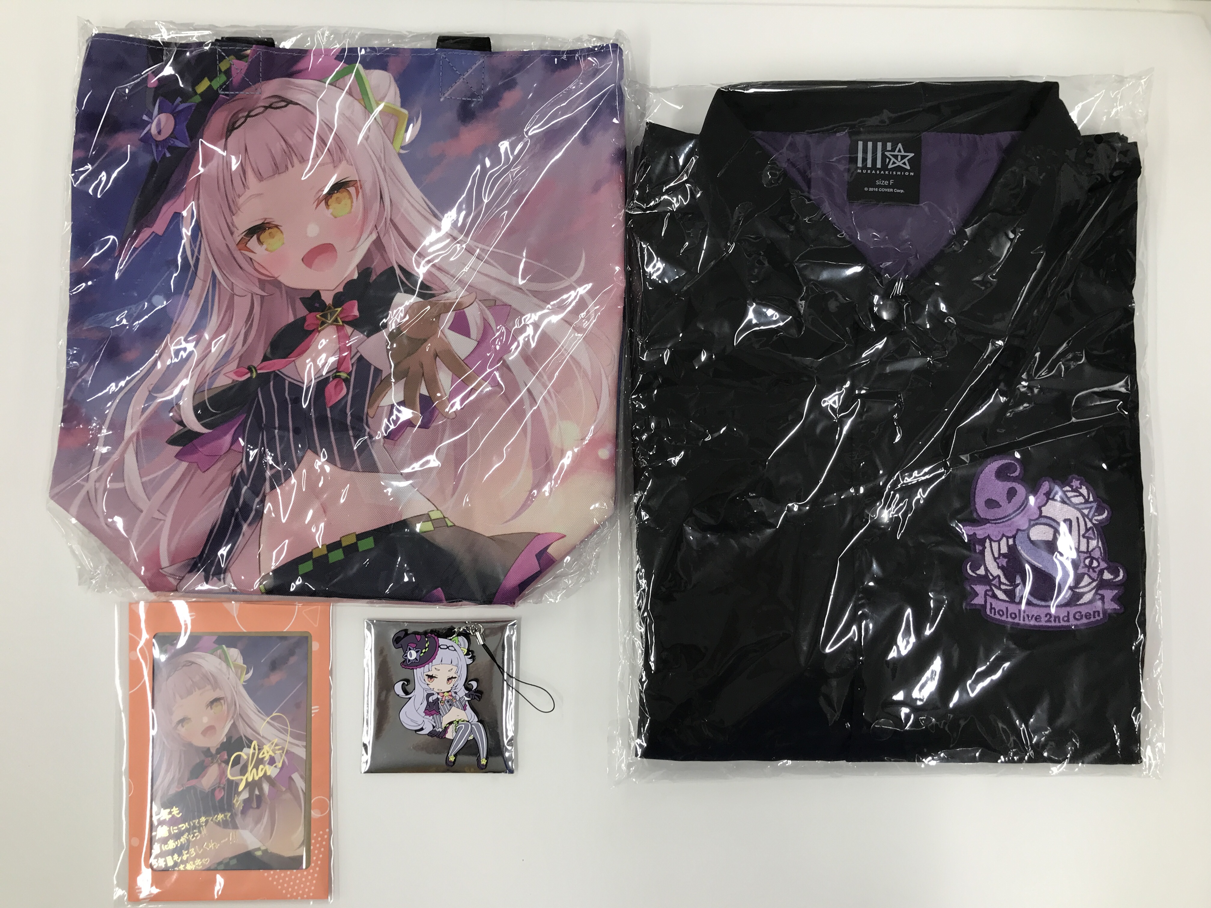 紫咲シオン 活動4周年記念 数量限定ポストカード 紫咲シオン 活動4周年