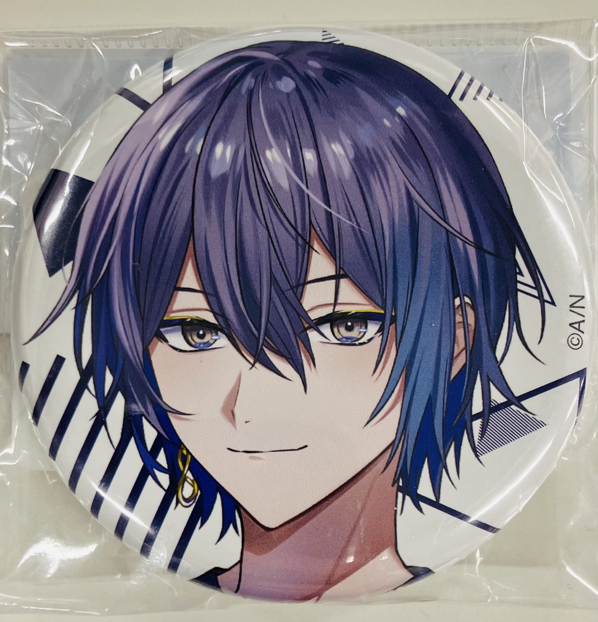 AGFにじさんじ 小柳ロウ 缶バッジ 小柳ロウ ハーフアニバーサリー 缶