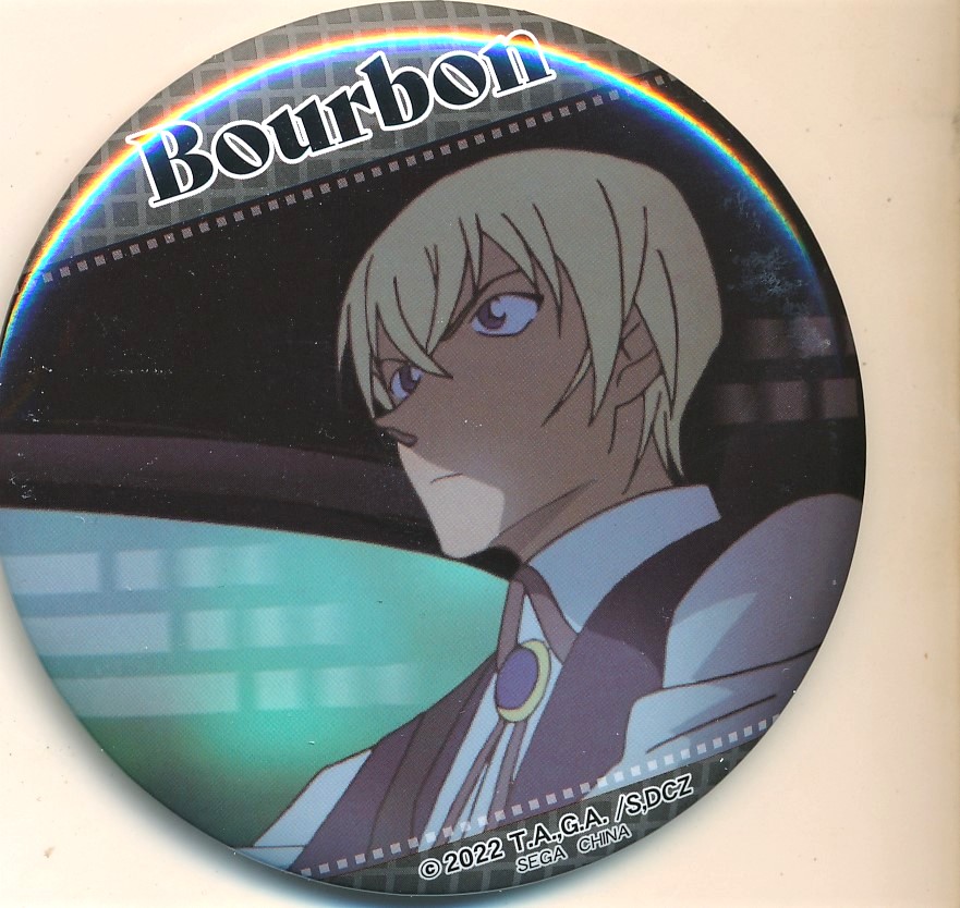 名探偵コナン 安室透 降谷零 箔押し缶バッジ 名探偵コナン ゼロの日常