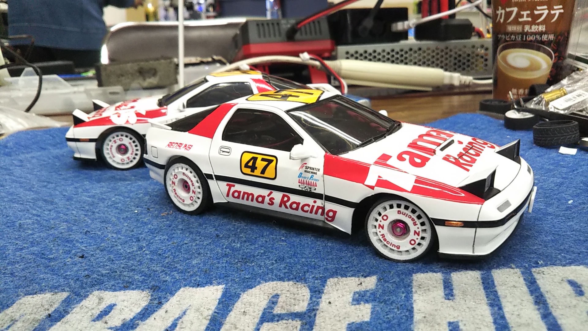 ミニッツ MR-03 前後ホイールセット F：ナロー 0 R:ワイド -1 2台分