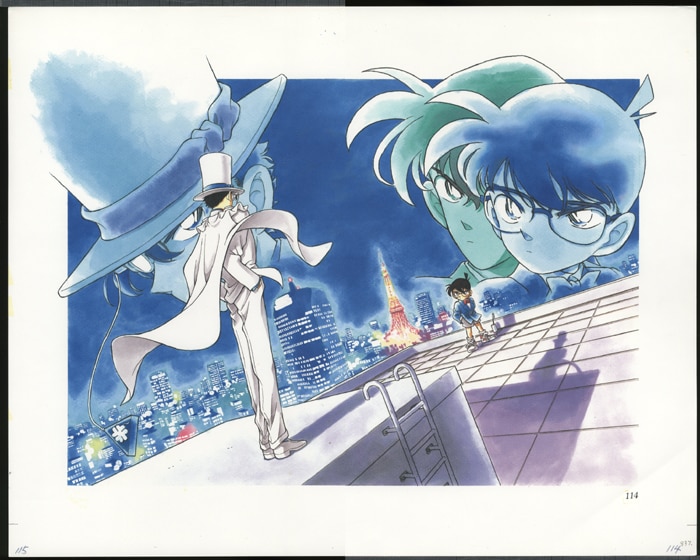 新品未開封】青山剛昌 あだち充 コラボ 複製原画 名探偵コナン MIX 全