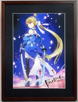 藤ちょこ カラー複製イラスト「狐の嫁入り」