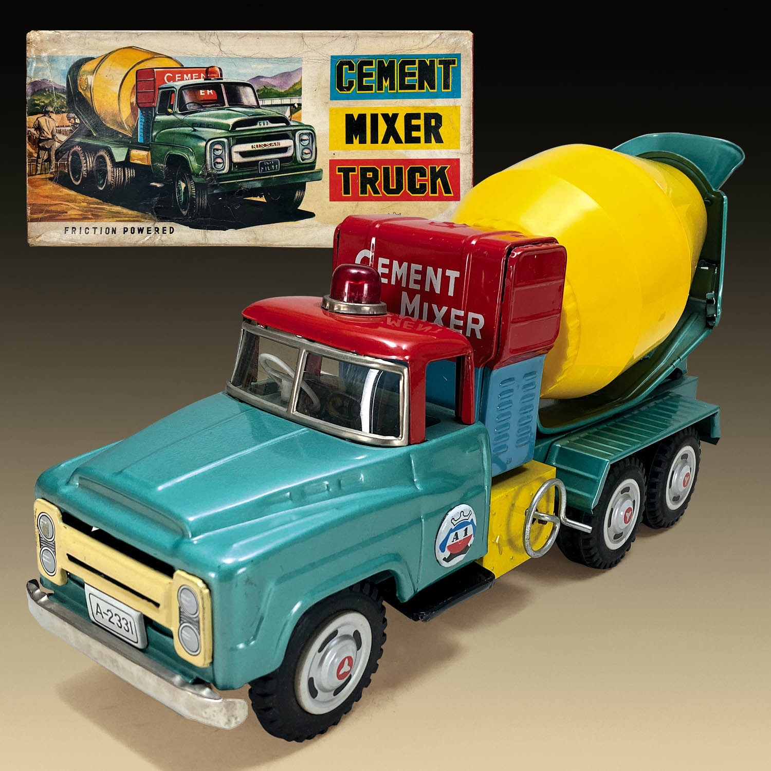 浅草玩具 セメントミキサートラック