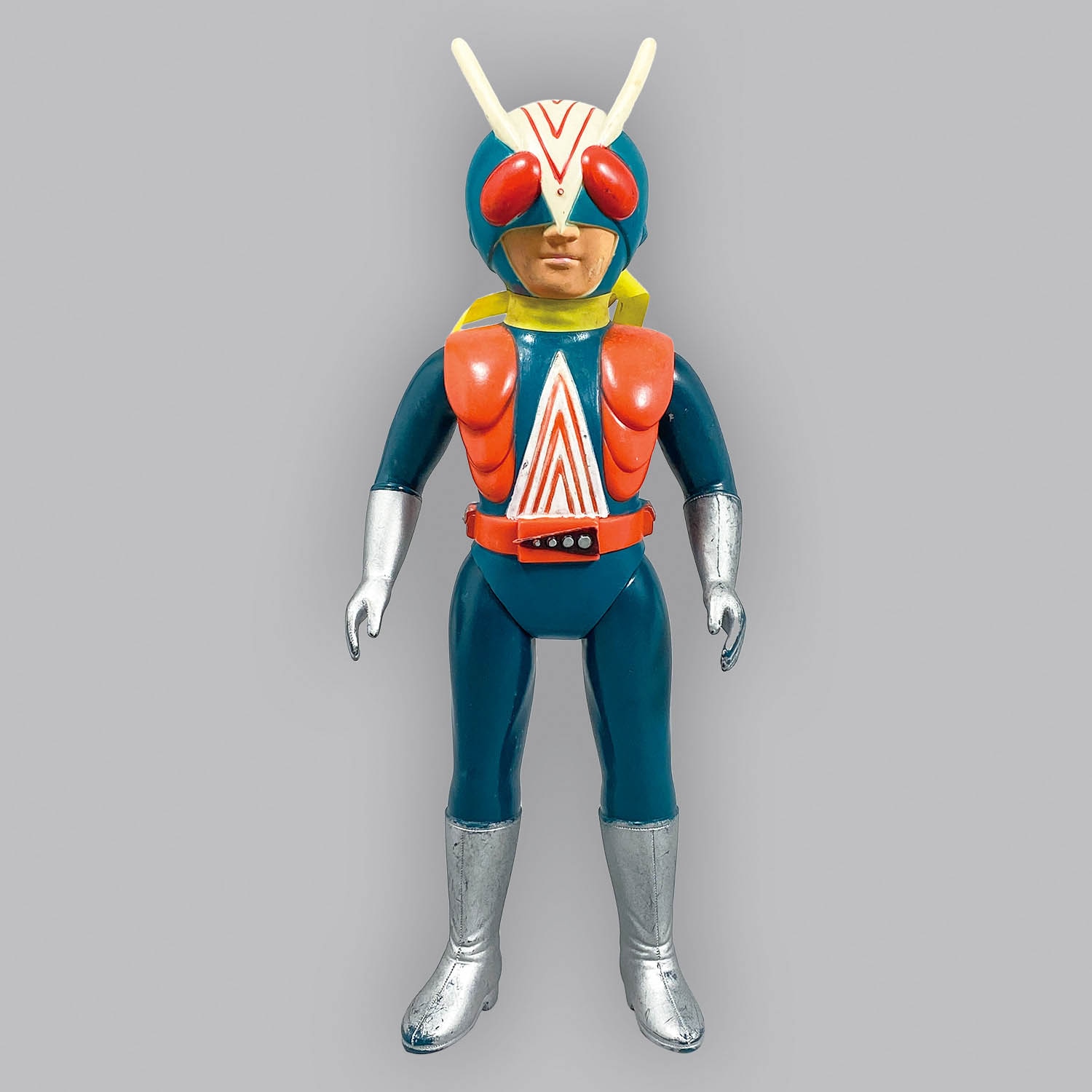 在庫最後 ライダーマン ソフビ人形 仮面ライダー激罕 高27cm 檢