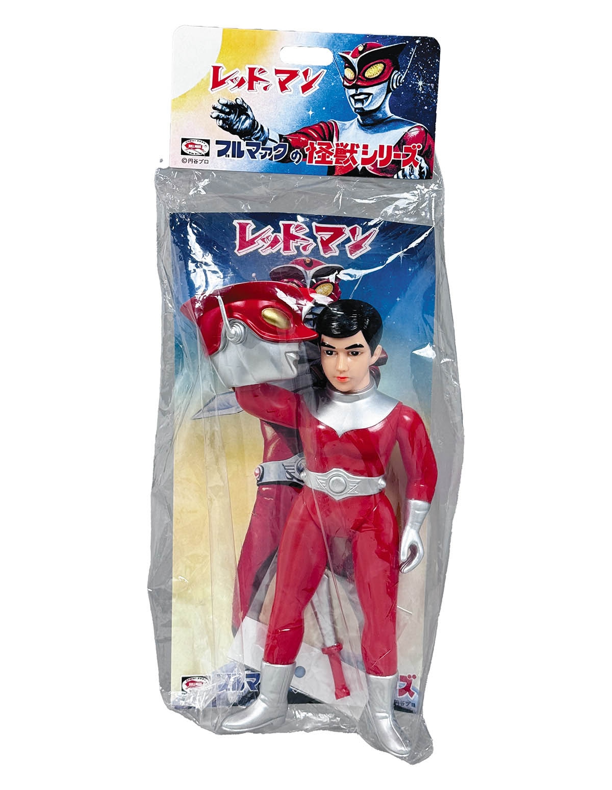 タ*カ様 レッドマン 面取れソフビ 当時物 当時物 ブルマァク レッドマン