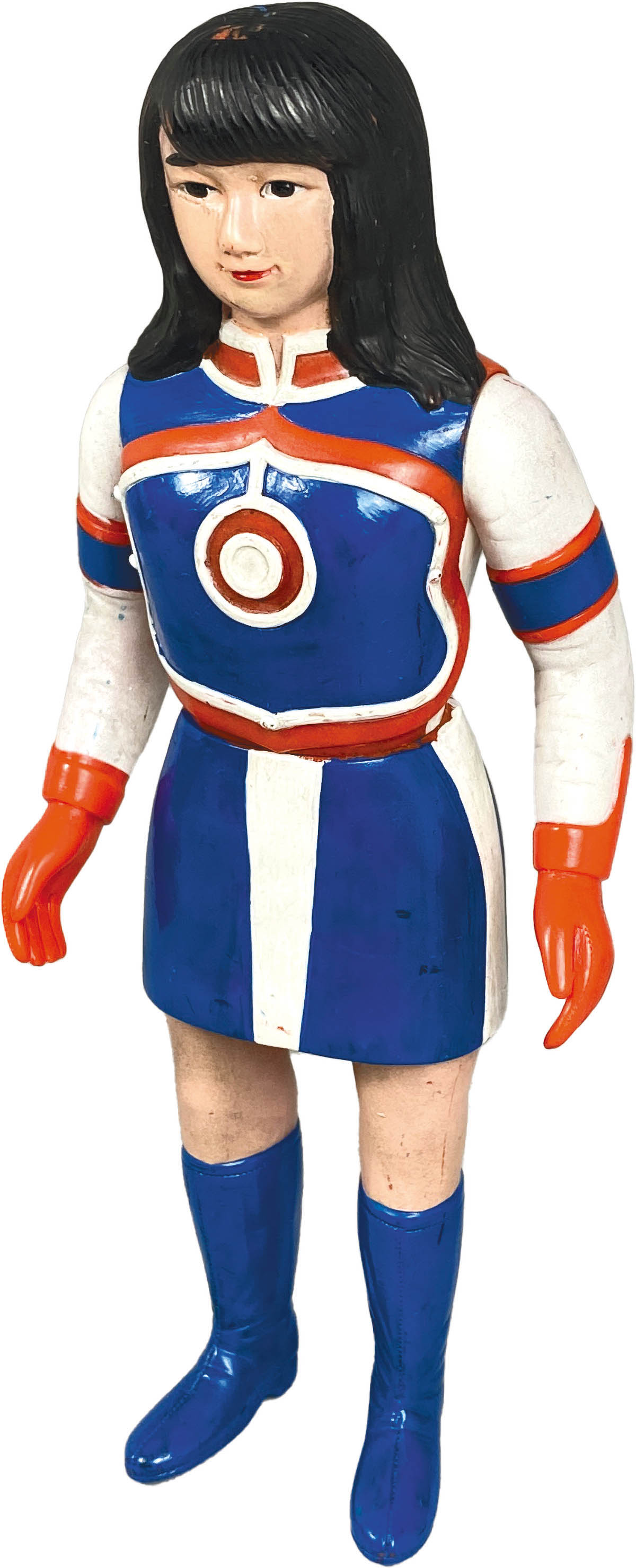 5104] [サンプル版]ブルマァク ZAT隊員ソフビ 男性・女性セット