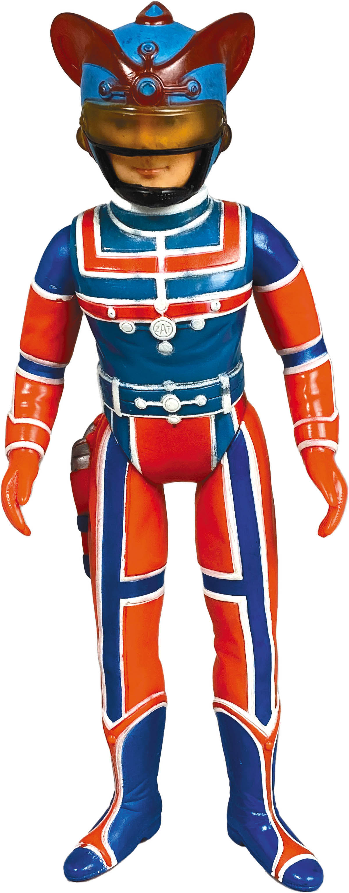 5104] [サンプル版]ブルマァク ZAT隊員ソフビ 男性・女性セット