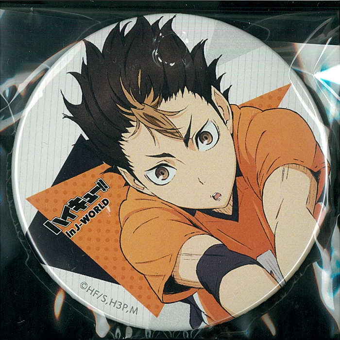 ハイキュー WEGO コラボ 缶バッジ 西谷夕 【公式通販】