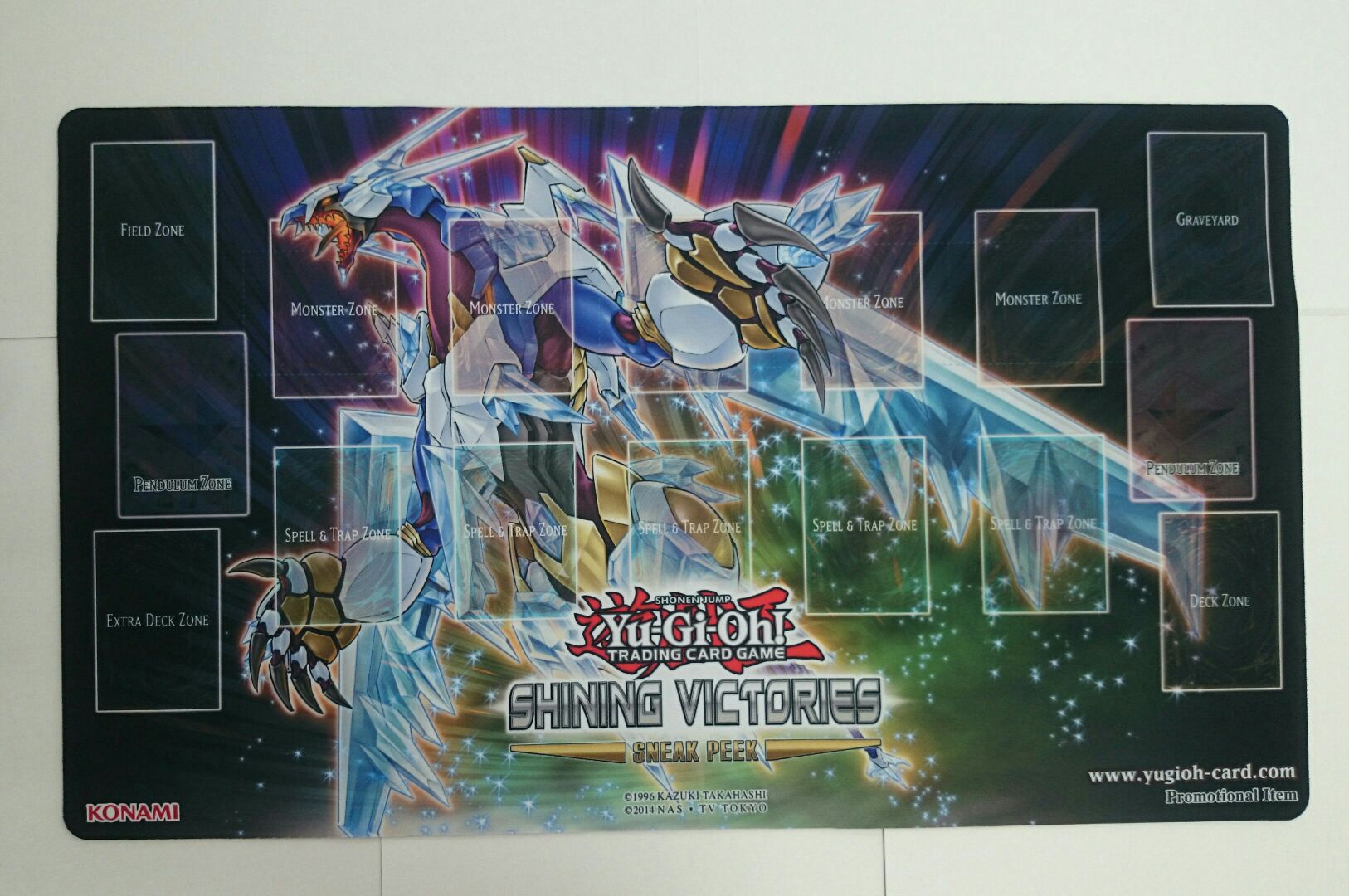 遊戯王 クリスタルウィングシンクロドラゴン プレイマット 遊戯王