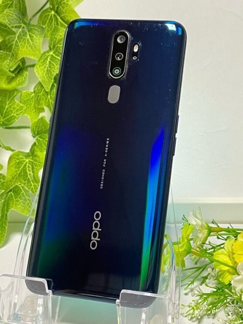ムスビー｜美品 楽天 SIMフリー OPPO A5 2020 CPH1943 ブルー☆ スマホ