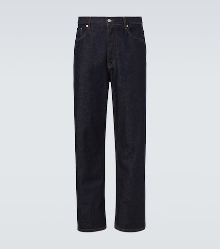 Pine straight jeans in blue - Dries Van Noten | Mytheresa