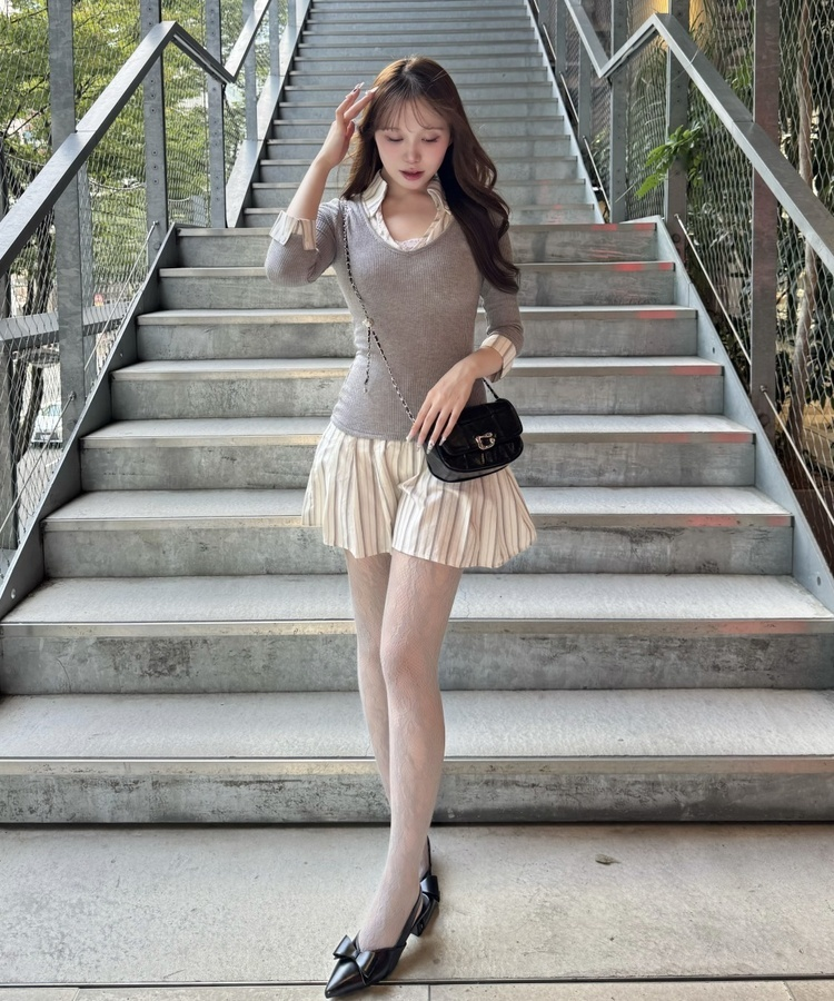 レイヤードミニワンピース｜ミニワンピース｜韓国ファッション通販 SONA