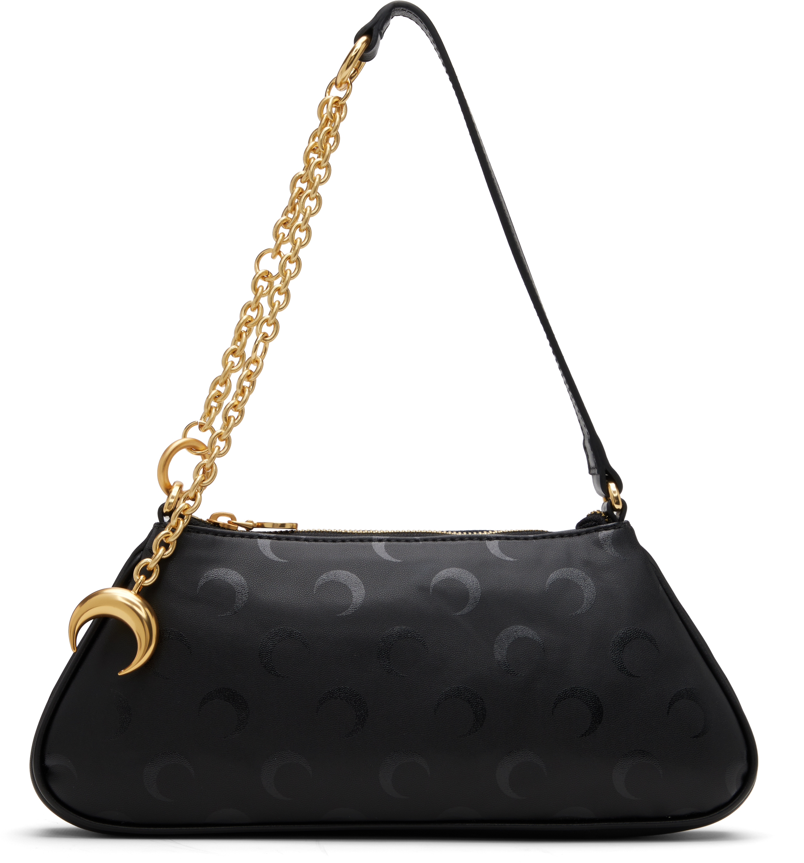 Black Moon Canvas Core Bag by Marine Serre on Sale