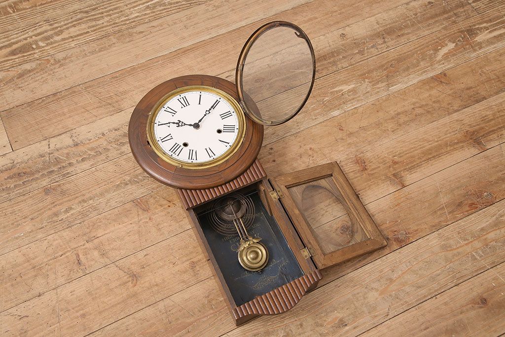 公式】アンティーク家具ラフジュ工房商品詳細ページ精工舎柱時計を